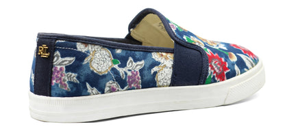 RALPH LAUREN Jinny Faux-Leather Trainer — view 3