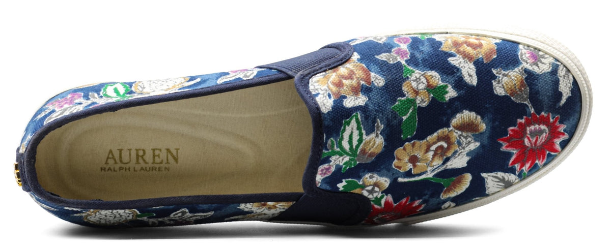 RALPH LAUREN Jinny Faux-Leather Trainer — view 4