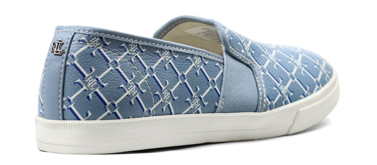 RALPH LAUREN Jinny Faux-Leather Trainer — view 3