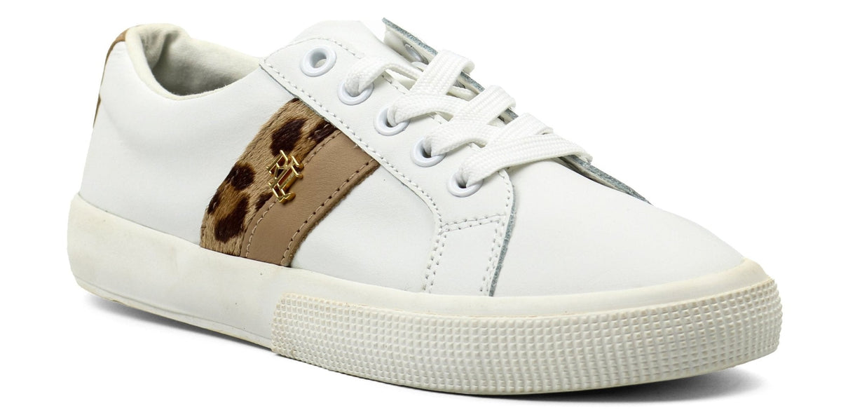 RALPH LAUREN Janson Tiger Leather Sneakers — view 2