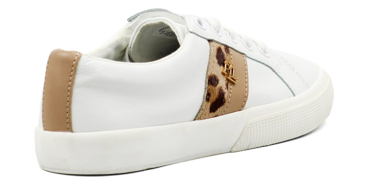 RALPH LAUREN Janson Tiger Leather Sneakers — view 3