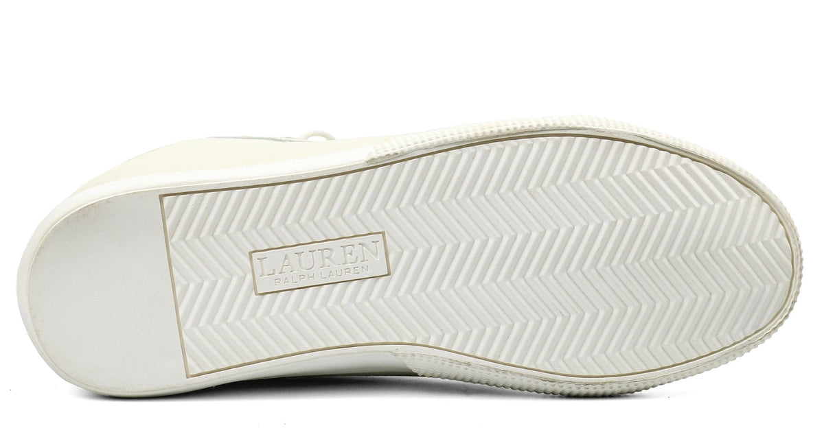 RALPH LAUREN Jinger Cream Leather High Top — view 4