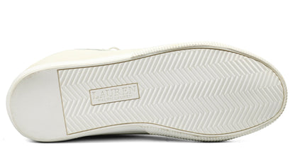 RALPH LAUREN Jinger Cream Leather High Top — view 4
