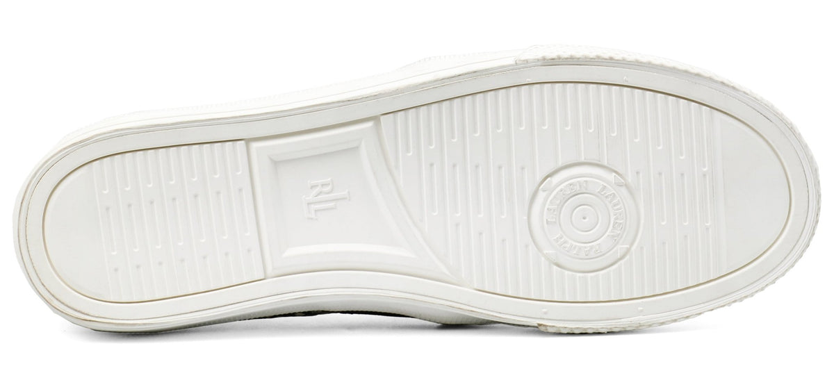 RALPH LAUREN Jinny Faux-Leather Trainer — view 4