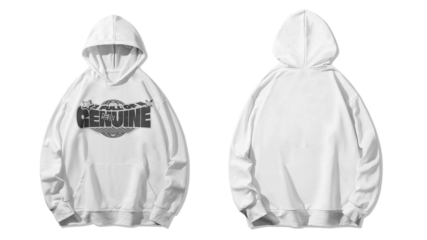 Streetwear Genuine Oversized Hoodie