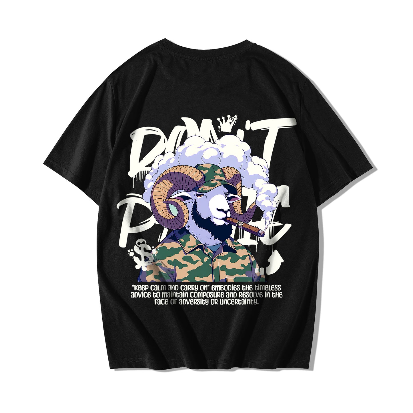 "Don't Panic" Oversized T-shirt