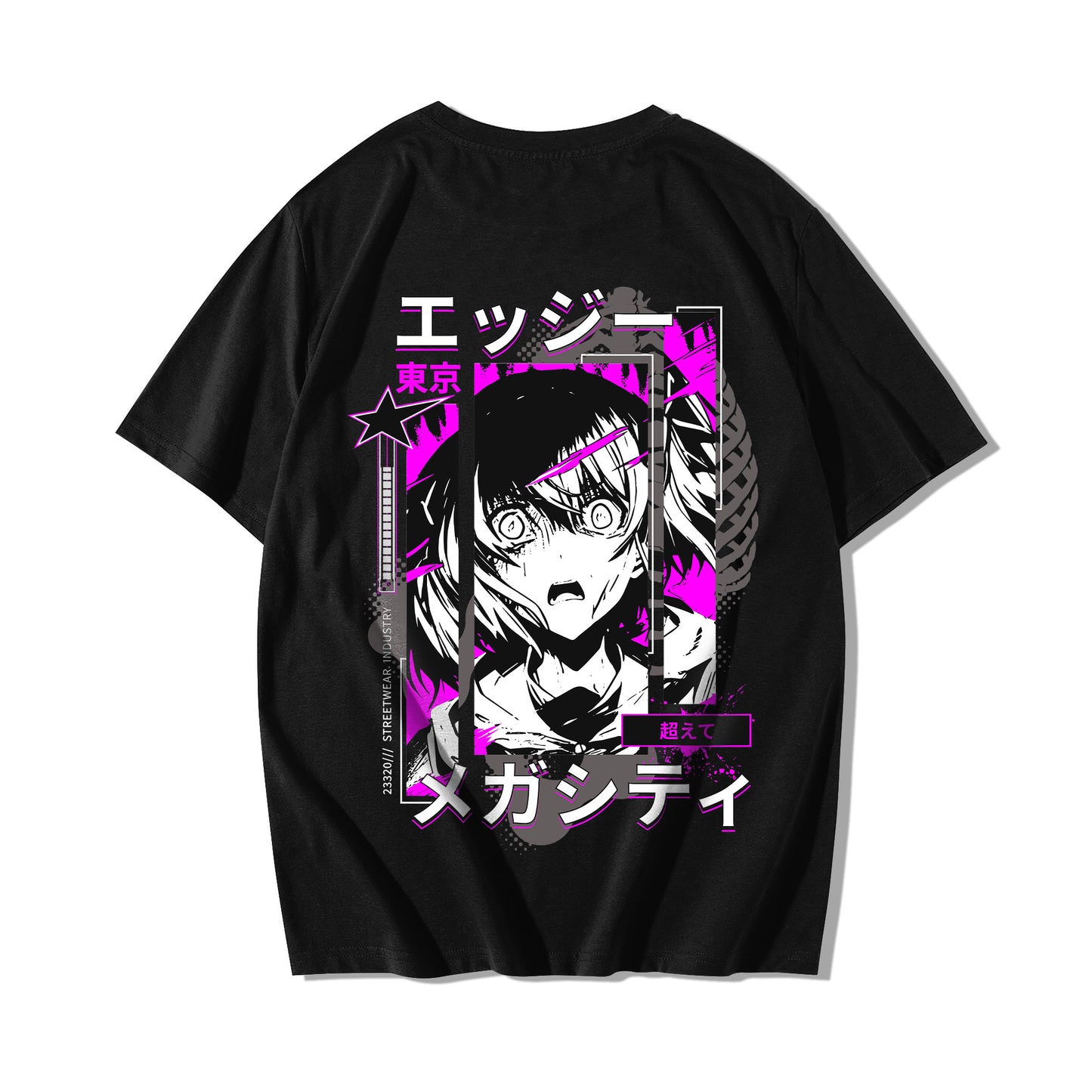 "School girl manga" Oversized T-shirt