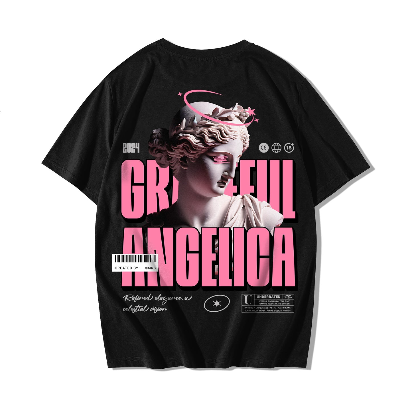 "Graceful Angelica" Oversized T-shirt