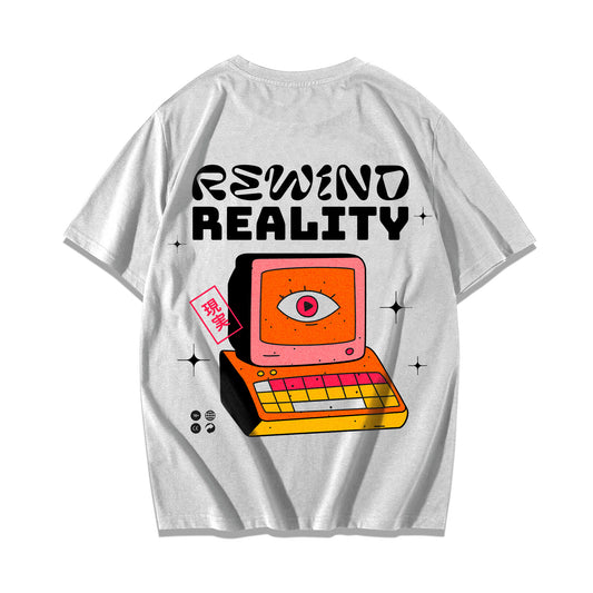 "Rewind Reality" Oversized T-shirt