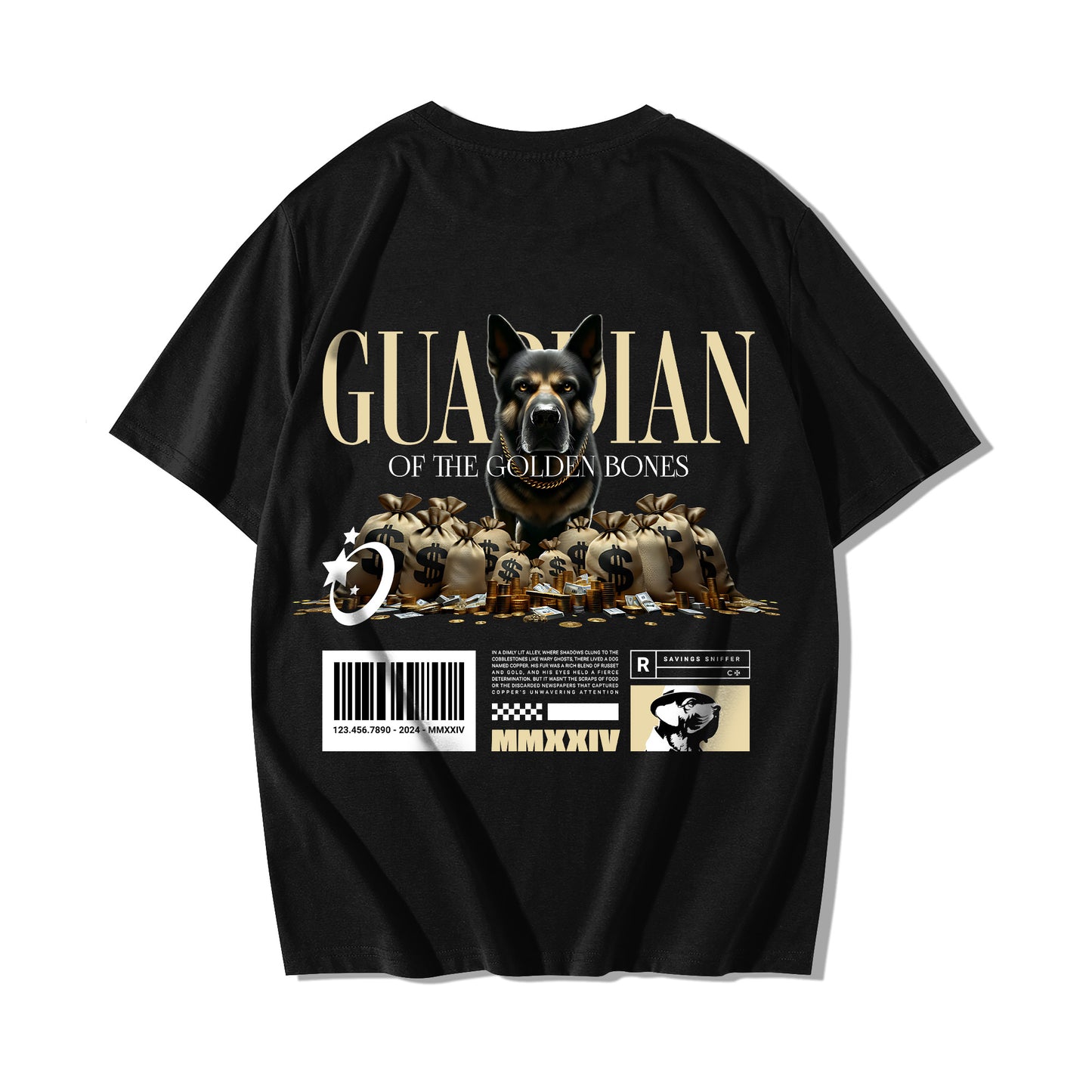 "Guardian of the Golden Bones" Oversized T-shirt