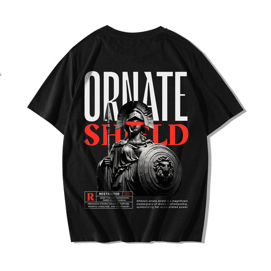 "Ornate Shield" Oversized T-shirt