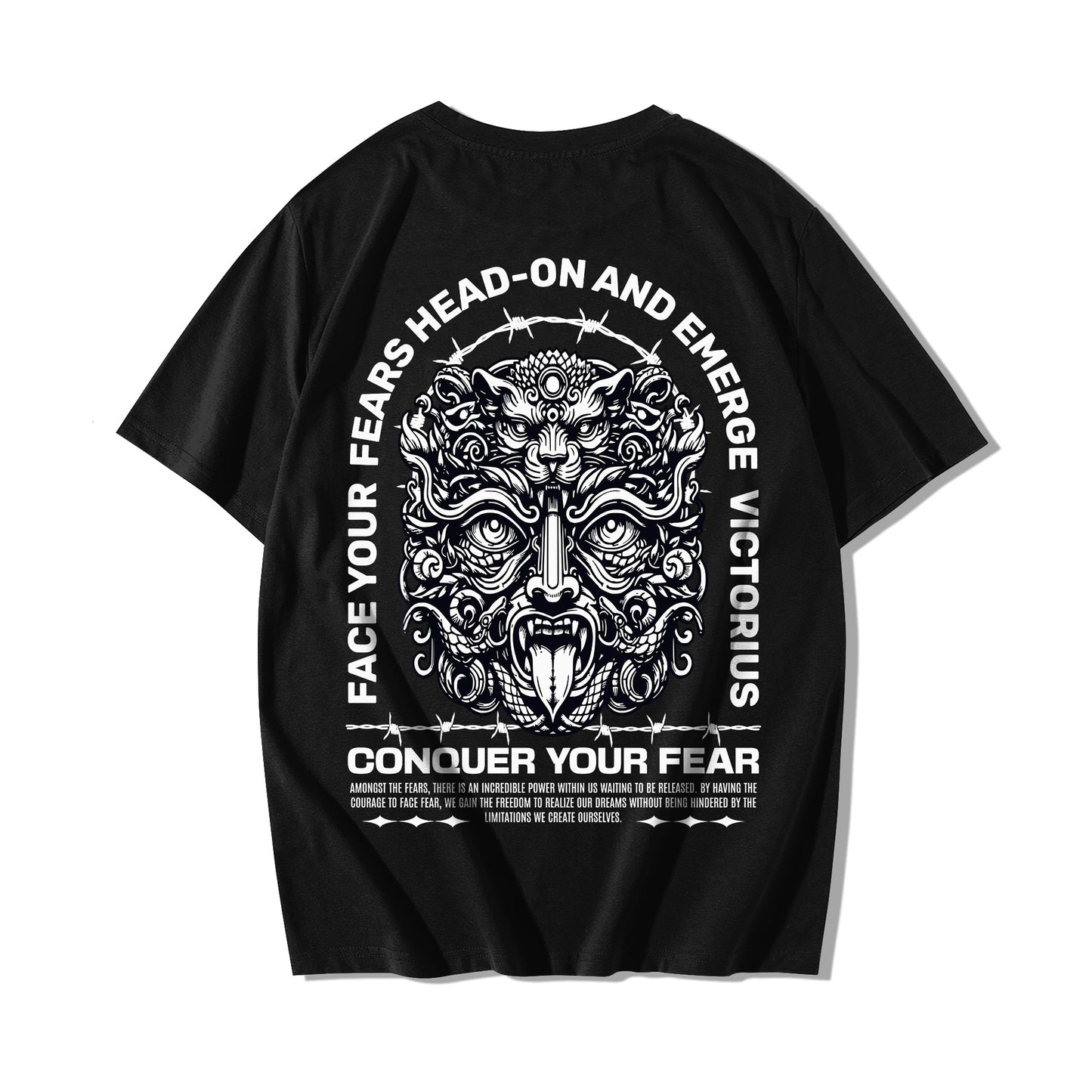 "Conquer Your Fear" Oversized T-shirt