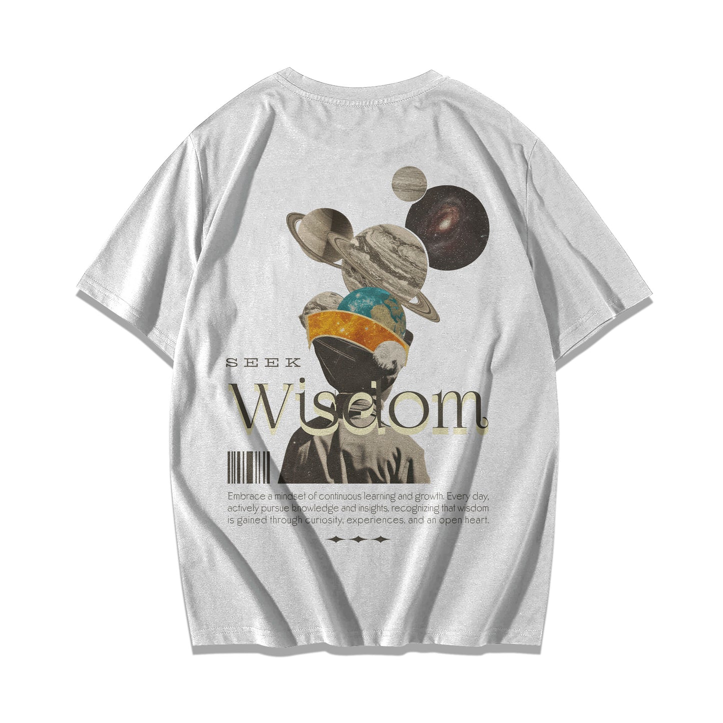 "Seek Wisdom Daily" Oversized T-shirt