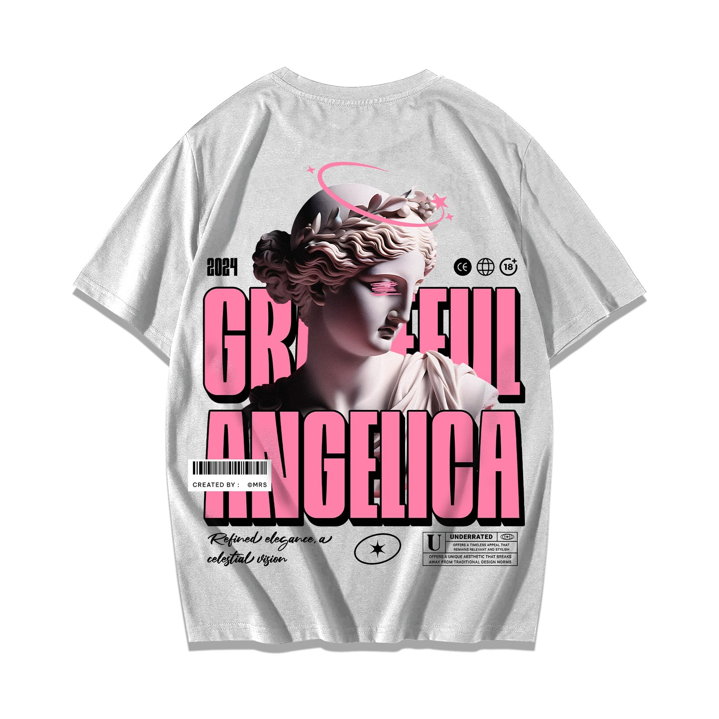 "Graceful Angelica" Oversized T-shirt