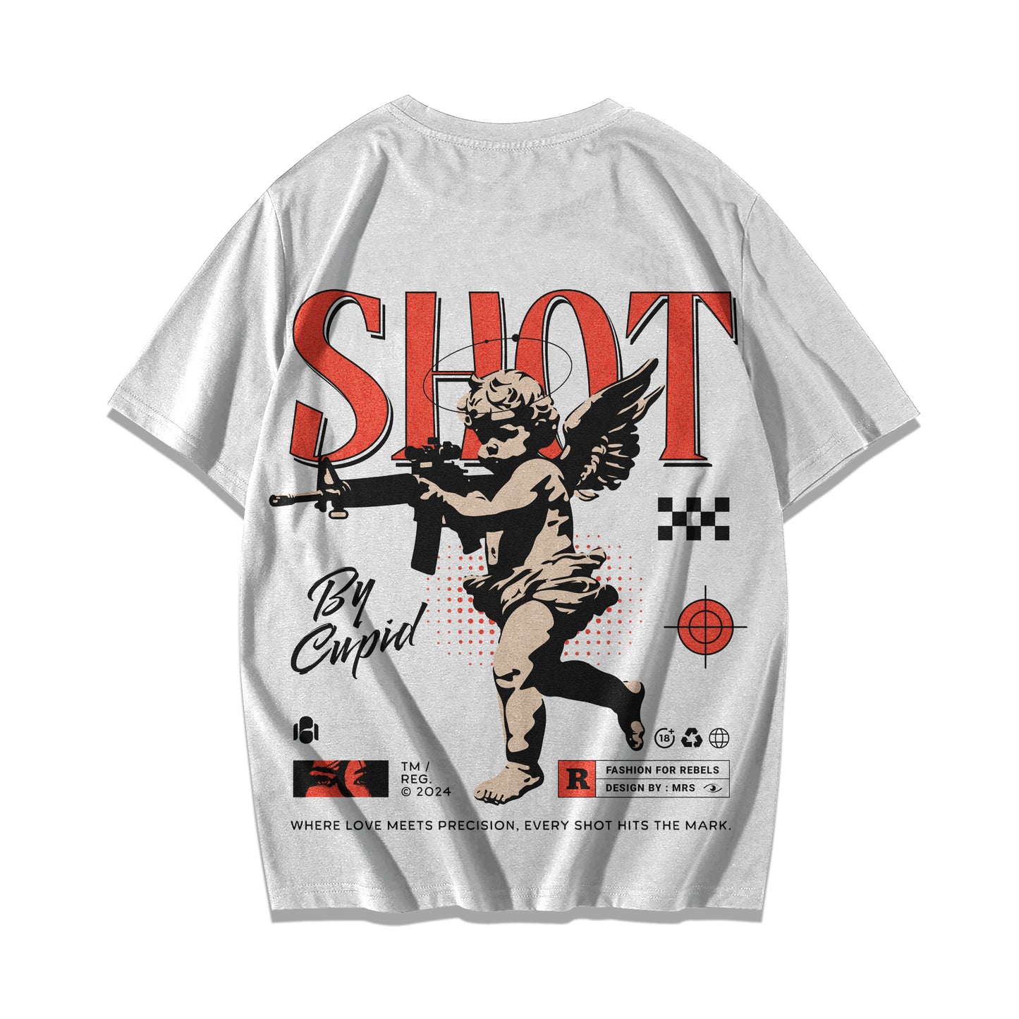 "Shot By Cupid" Oversized T-shirt