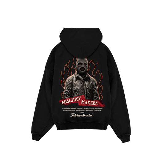 "Black Crime" Oversized Hoodie