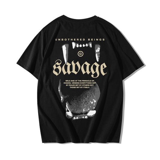 "savage" Oversized T-shirt