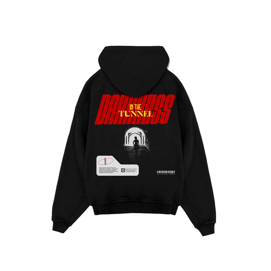 "Darkness In The Tunnel" Oversized Hoodie