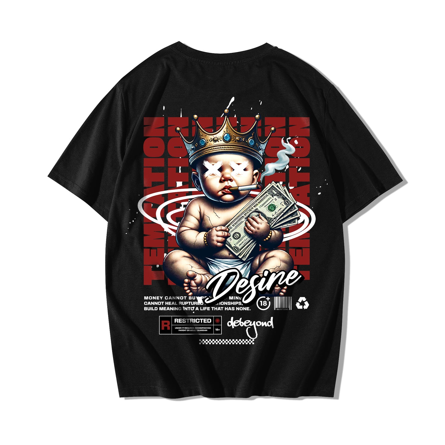 "Temptation Desire" Oversized T-shirt