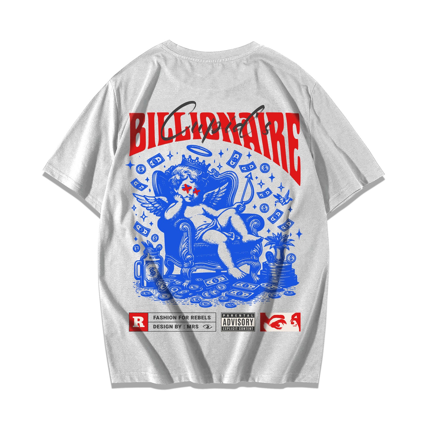 "Cupid's Billionaire" Oversized T-shirt