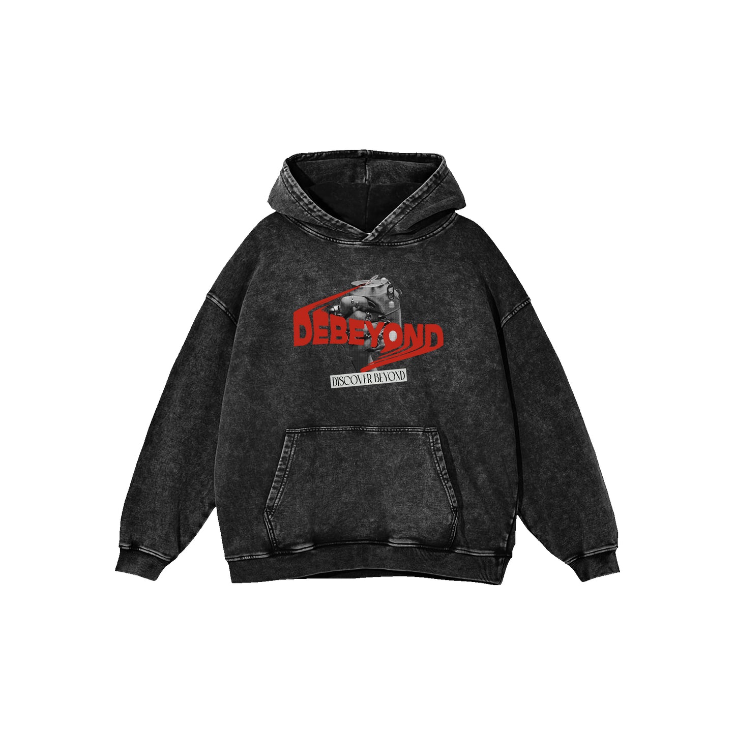 "DBD#15" Washed Oversized Hoodie