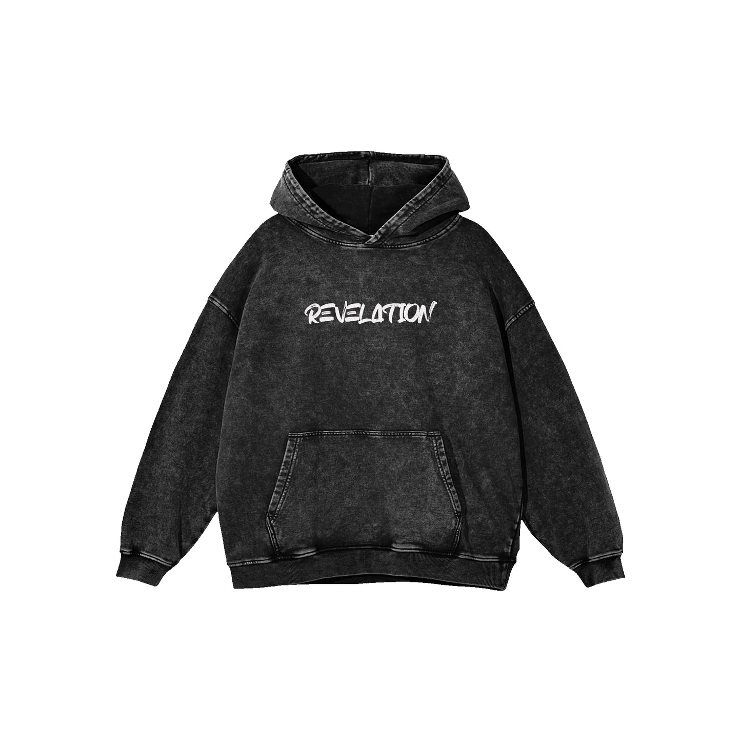 "Revelation" Washed Oversized Hoodie