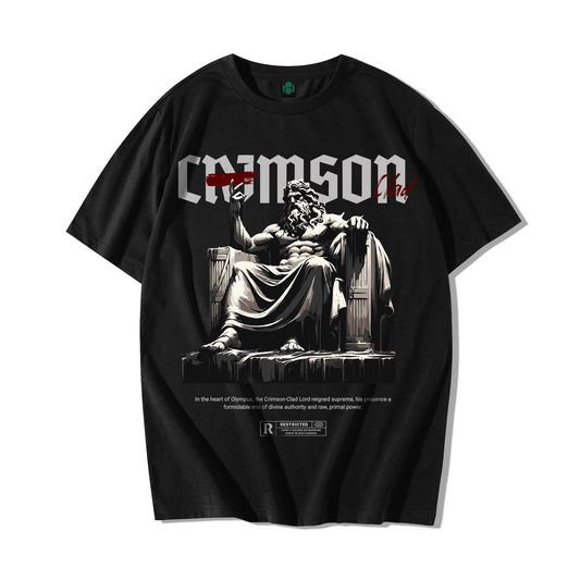 "Crimson Clad" Oversized T-shirt