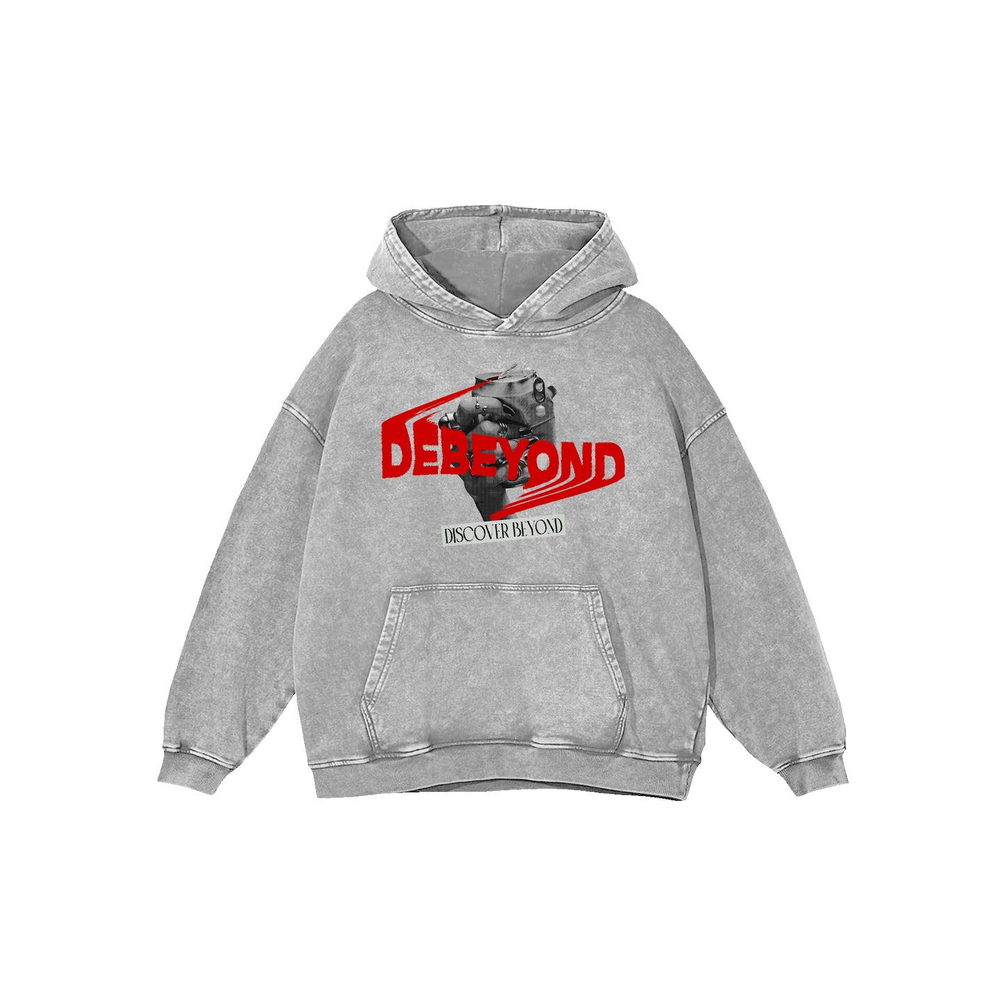 "DBD#14"Washed Oversized Hoodie