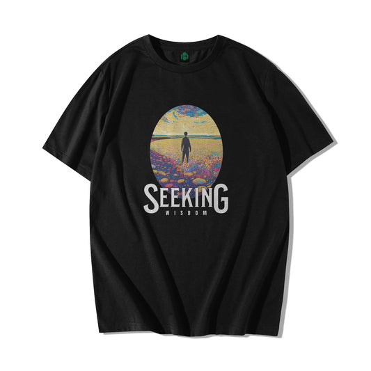 "Seeking Wisdom" Oversized T-shirt