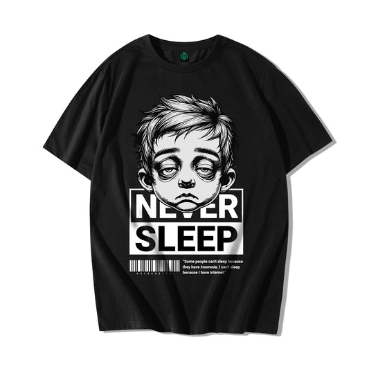 "Never Sleep" Oversized T-shirt