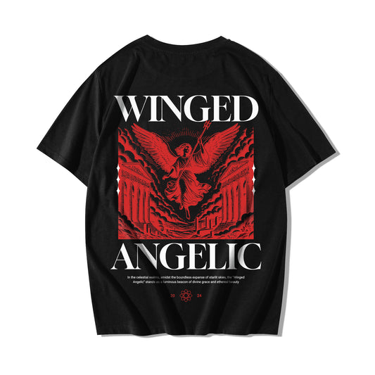 "Winged Angelic" Oversized T-shirt