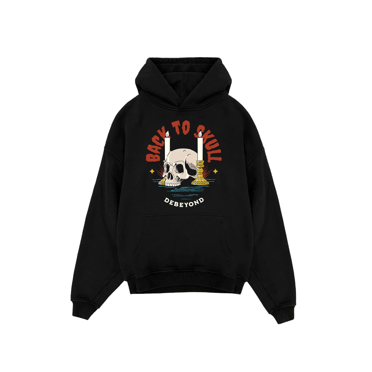 "Back to Skull" Oversized Hoodie