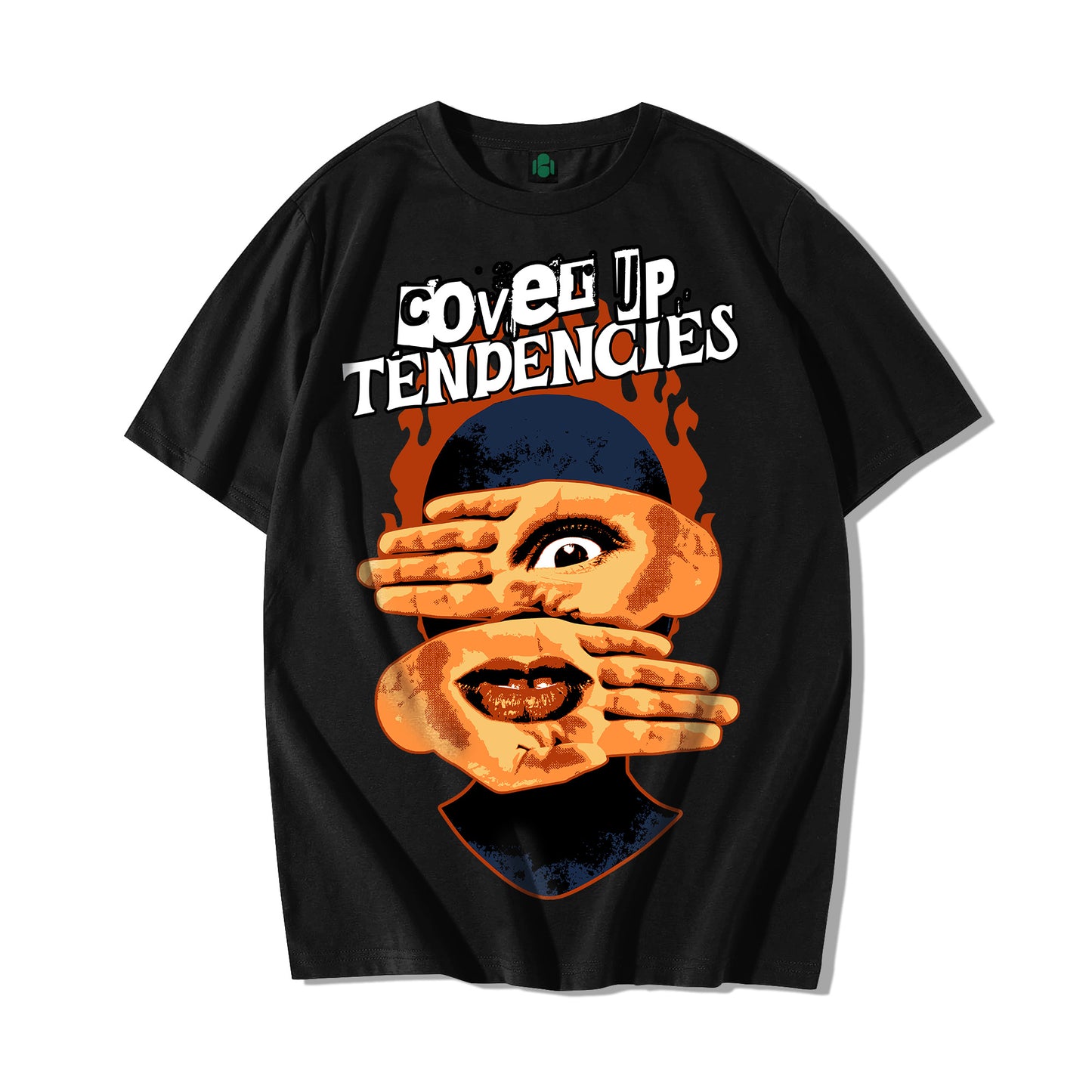 "cover up TENDENCIES" Oversized T-shirt