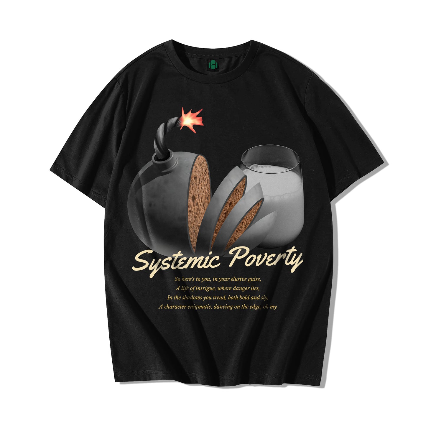 "Systemic Poverty" Oversized T-shirt