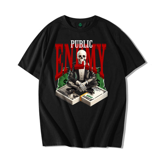 "Public Enemy " Oversized T-shirt