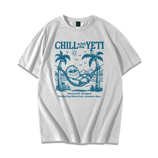 "Chill with the Yeti" Oversized T-shirt