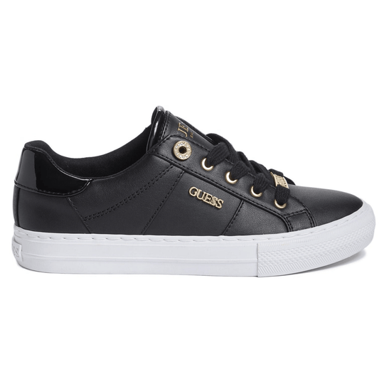 Look At Faux Leather Low-Top Sneakers — view 1