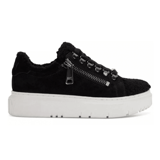 DKNY Matti fleece Lace Up Sneakers — view 1