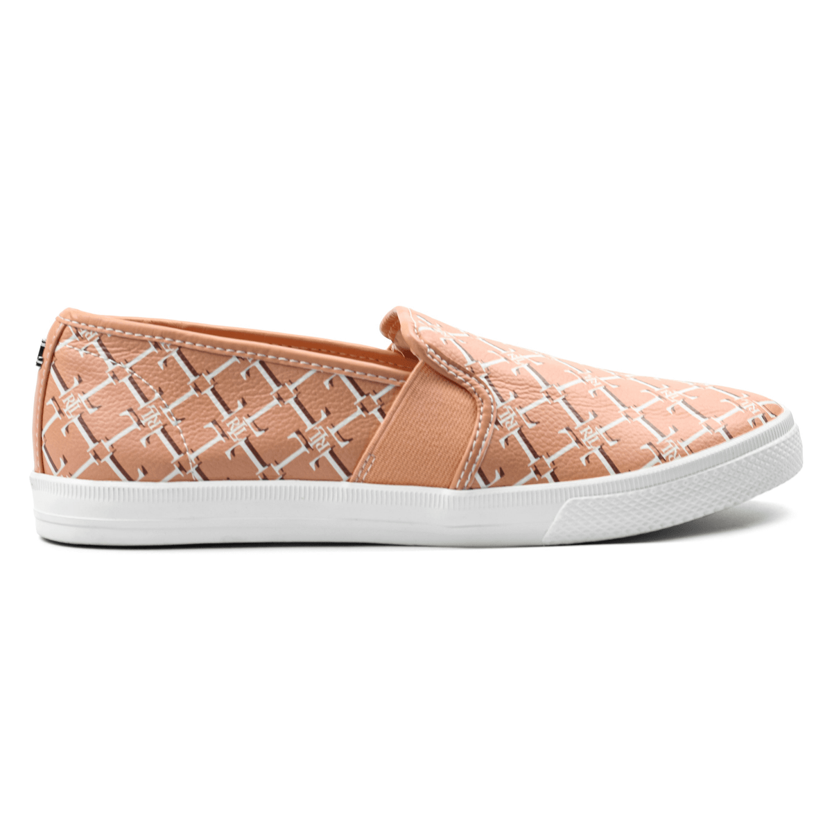 RALPH LAUREN Jinny Faux-Leather Trainer — view 1