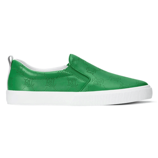 RALPH LAUREN Haddley Logo Leather Slip-On Trainer — view 1