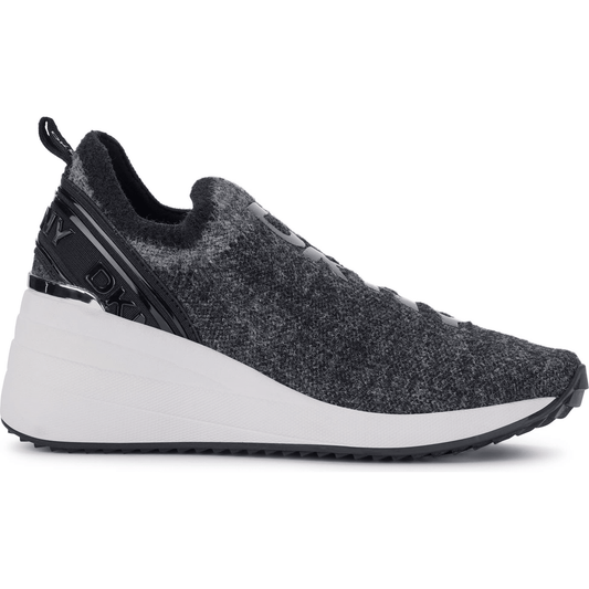 DKNY Keeva Wedge Knit Sneaker — view 1