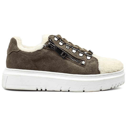 DKNY Matti fleece Lace Up Sneakers — view 1
