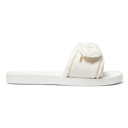 Michael Kors Betsy Distressed Bow Slide — view 1