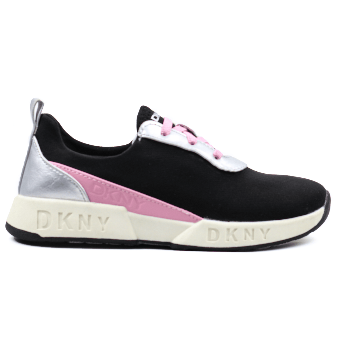 DKNY Kid Girl Faux Lace Sneakers — view 1